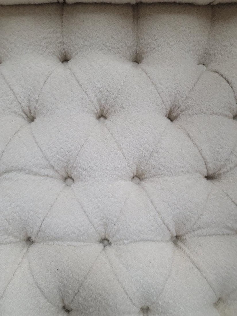 Mid Century Modern Milo Baughman Chrome Frame Cube Lounge Chair Newly Reupholstered - 4