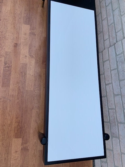 Mid Century Modern Italian Tile Inlay Brass Tip Coffee Table - 5