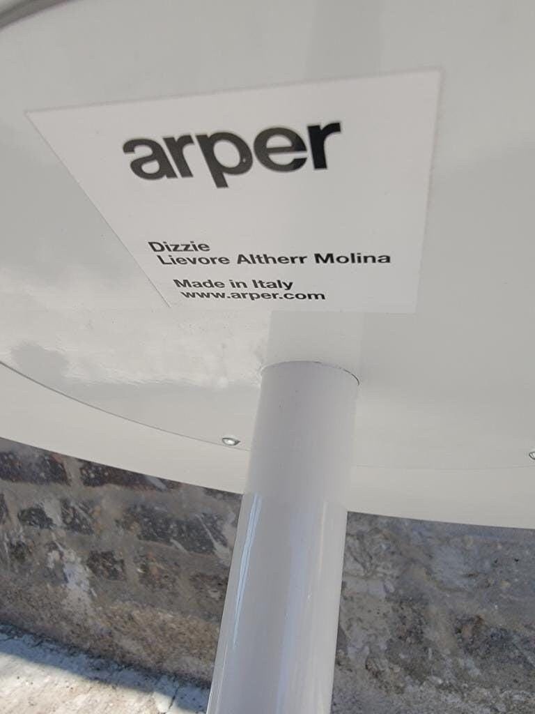 Postmodern Dizzie White Side Table by Lievore Altherr Molina for Arper - 3
