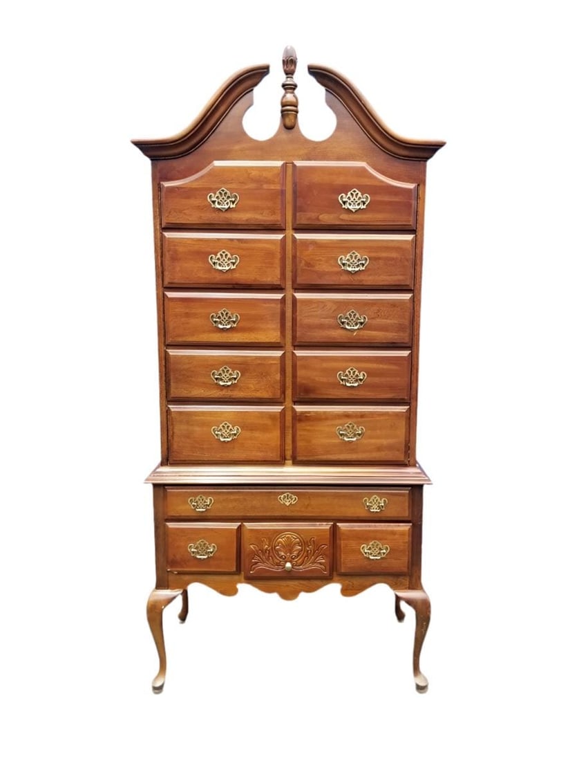 American Drew Traditional Highboy Chest Designed Cabinet (1 of 8)