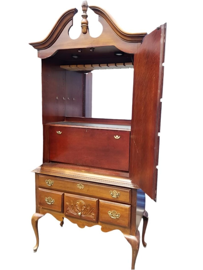 American Drew Traditional Highboy Chest Designed Cabinet - 7