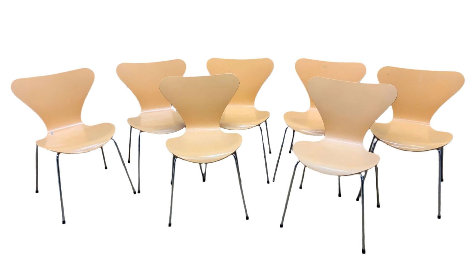 Mid Century Modern Arne Jacobsen For Fritz Hansen Series 7 Chairs - Set of 7 (1 of 10)