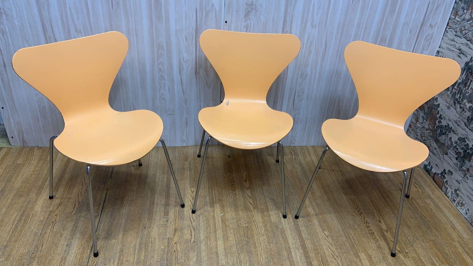 Mid Century Modern Arne Jacobsen For Fritz Hansen Series 7 Chairs - Set of 7 - 4
