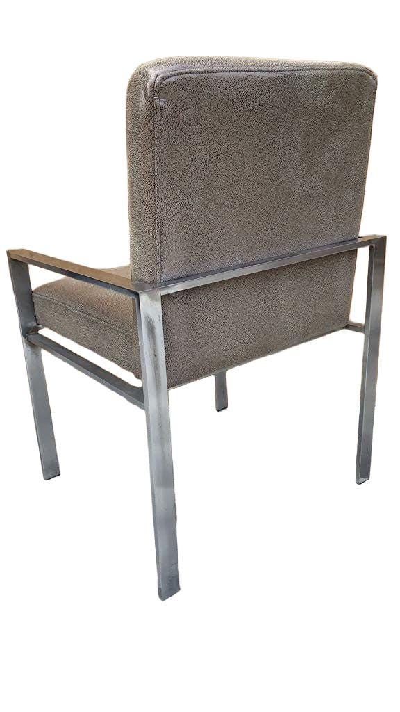 Mid Century Modern Harvey Probber Style Chairs Newly Reupholstered in Leather- Pair - 6