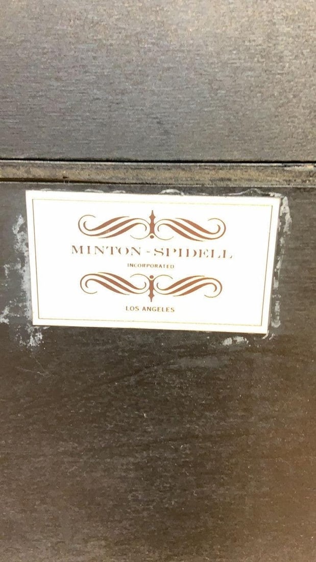 Vintage Louis XV Style Minton Spidell Drop-Front Hand Painted Secretary Cabinet - 9