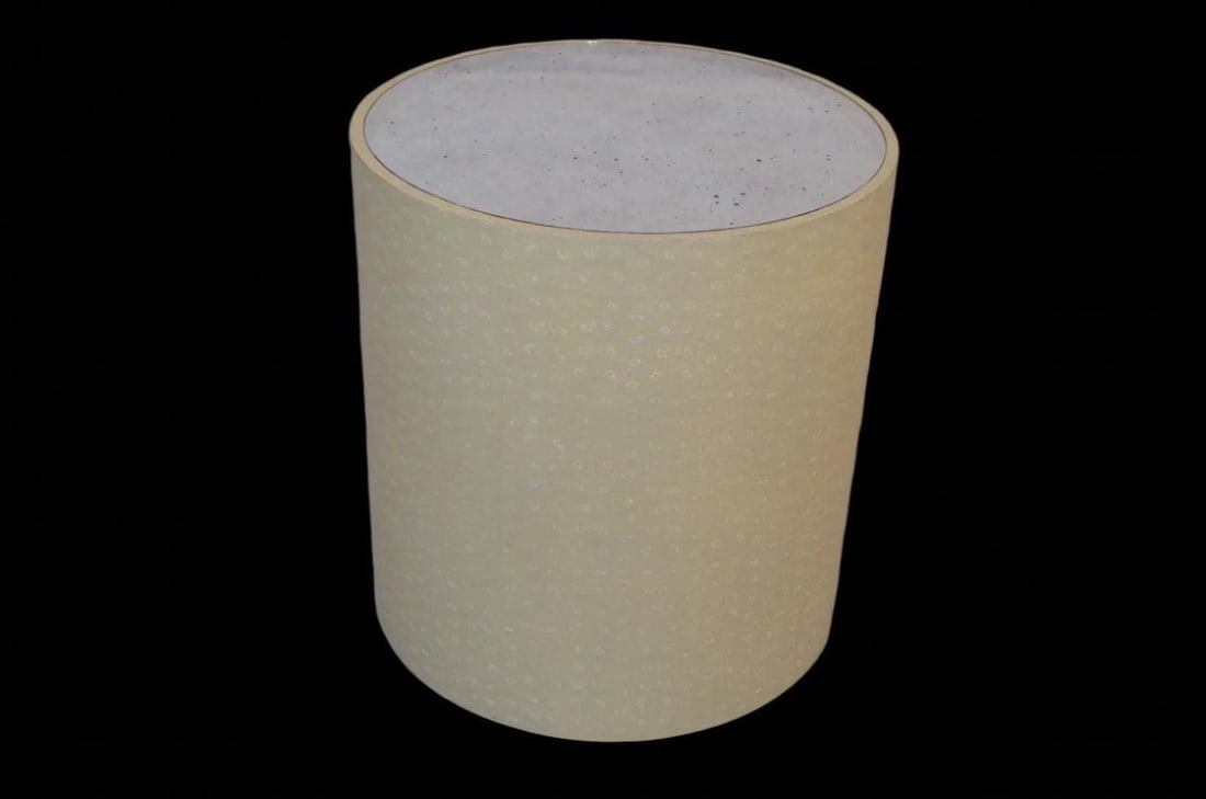 Made Goods Jordan Side Table in Cream Faux Turtle (1 of 5)