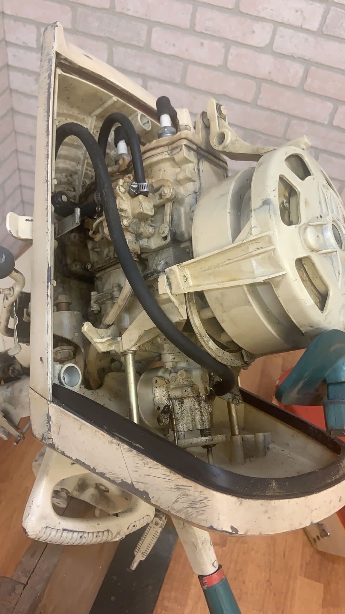 Vintage Wizard Boat Motor - 10