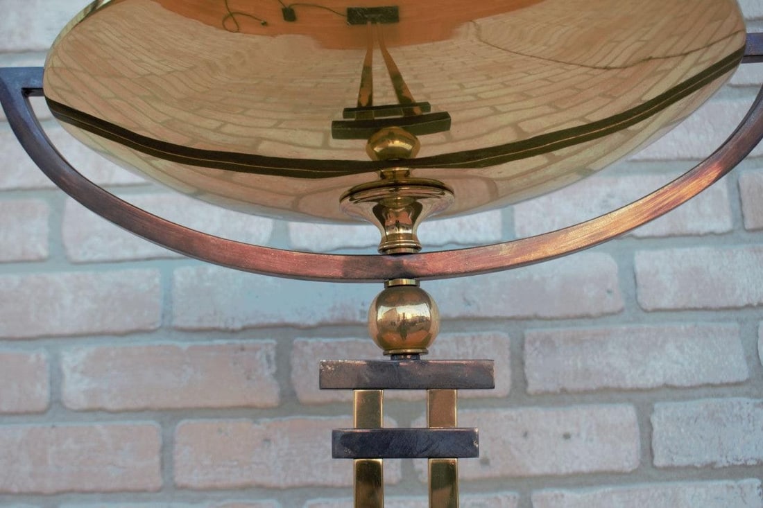 Mid Century Relco Milano Italy Torchiere Brass Floor Lamp - 9