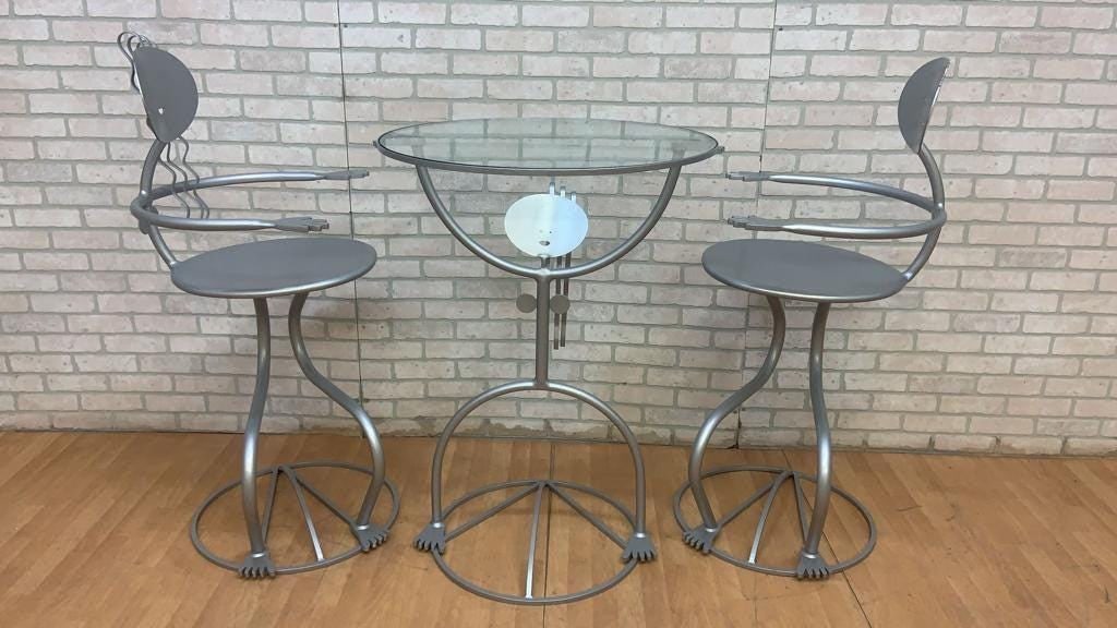 Vintage Rockledge Design Studios Dining/Bistro Set by Fred Garbotz - 3 Piece Set - 10