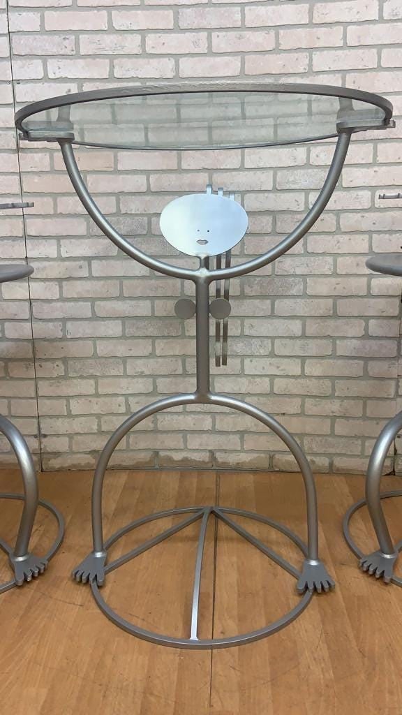 Vintage Rockledge Design Studios Dining/Bistro Set by Fred Garbotz - 3 Piece Set - 6