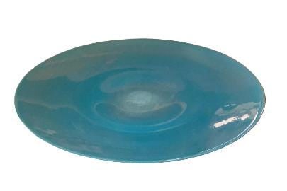 Henry Dean Art Glass Charger Signer Plate - 2
