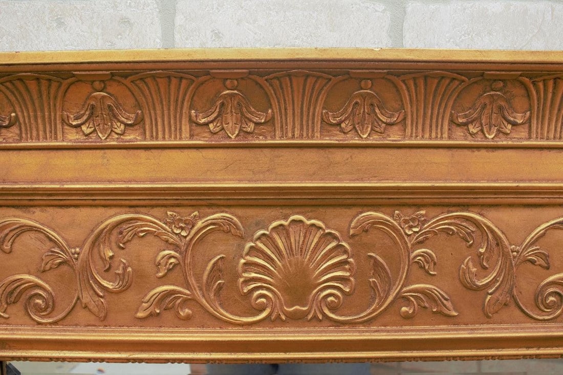 Hollywood Regency Henredon Brass Wall Mirror - 9