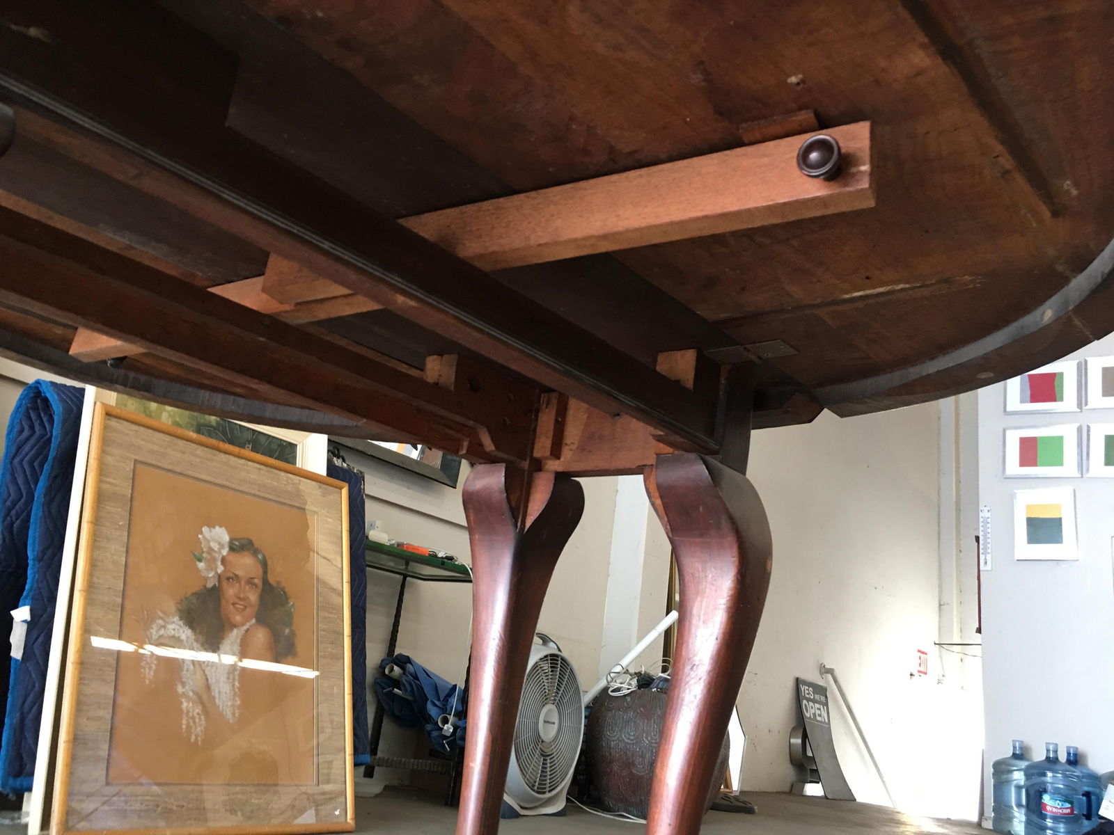 18th Century Georgian Drop-Leaf Mahogany Dining Table - 5