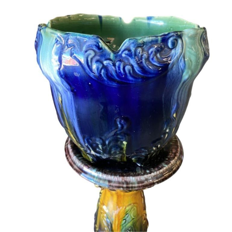 Robinson Ransbottom Pottery Jardiniere Planter & Pedestal - 11