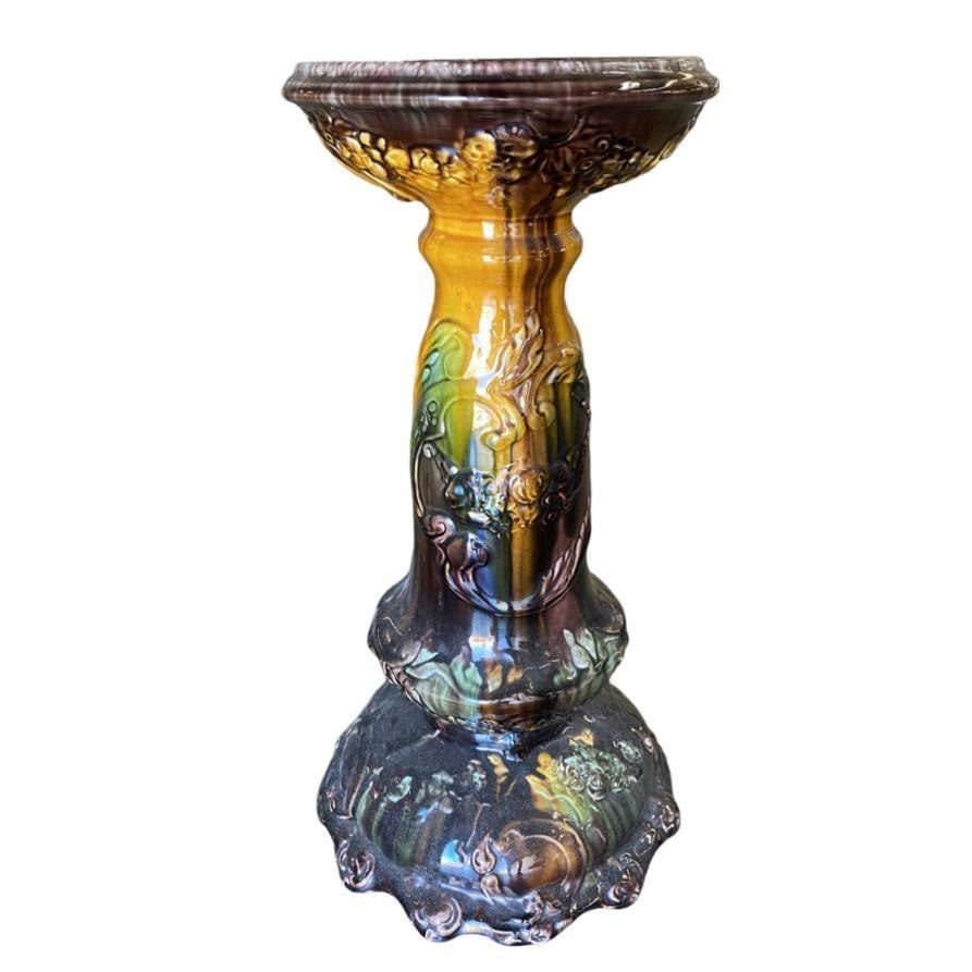 Robinson Ransbottom Pottery Jardiniere Planter & Pedestal - 3