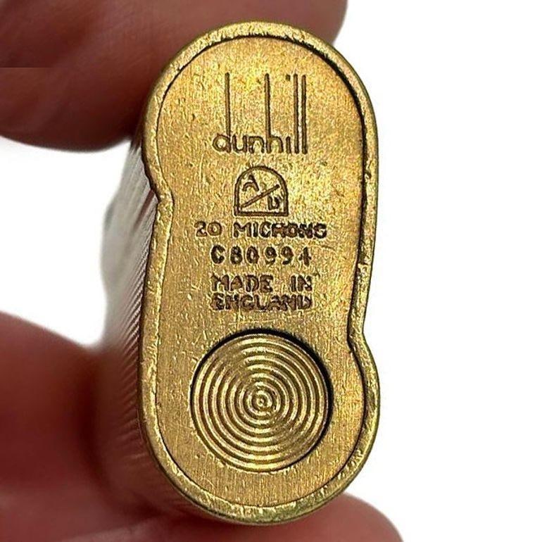 Dunhill S-Type Gold Plated "Rollagas" Lighter, Circa 1970 - 3