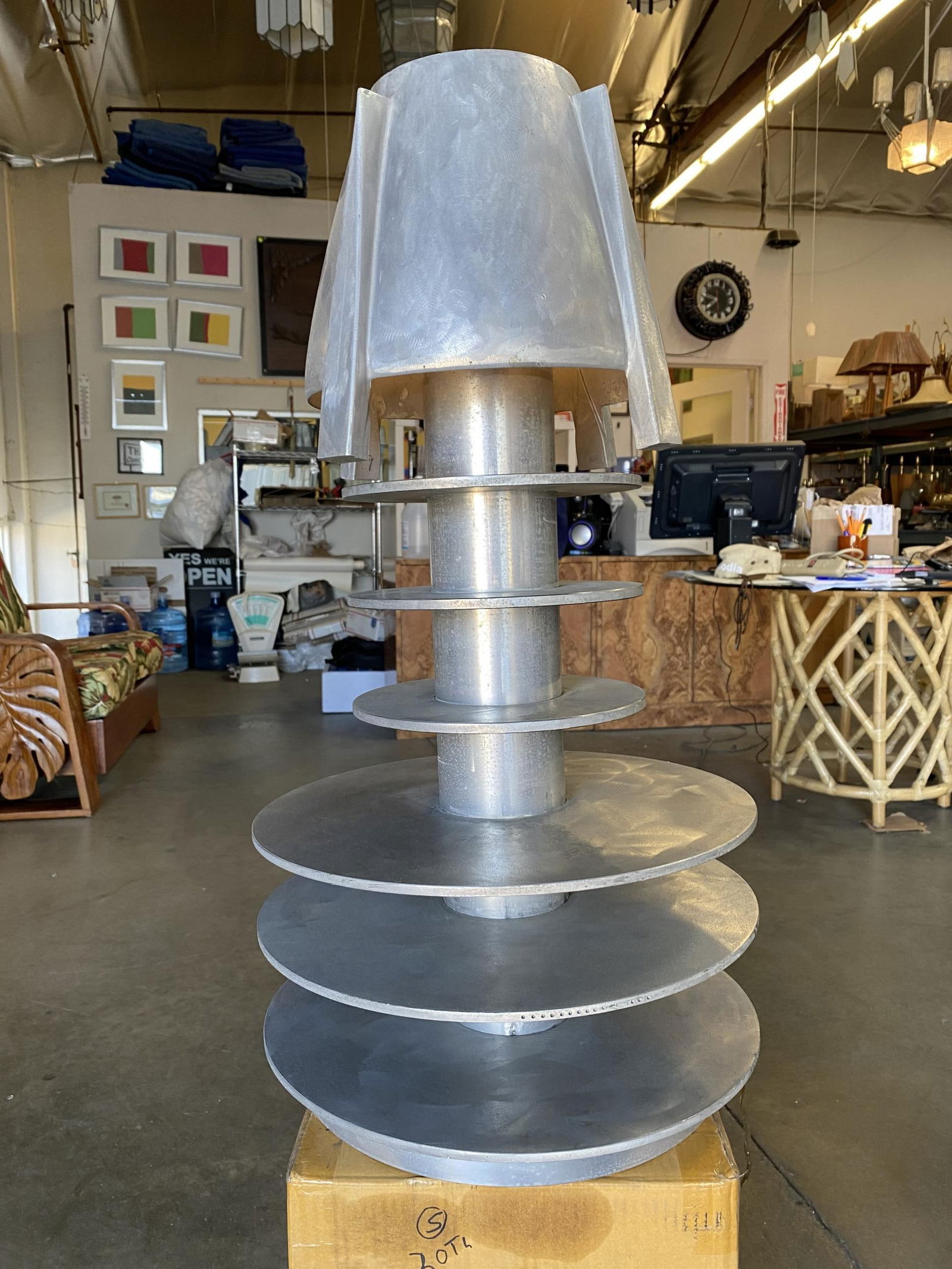 Custom Made Aircraft Aluminum Airplane Turbine Blinker Lamp - 10