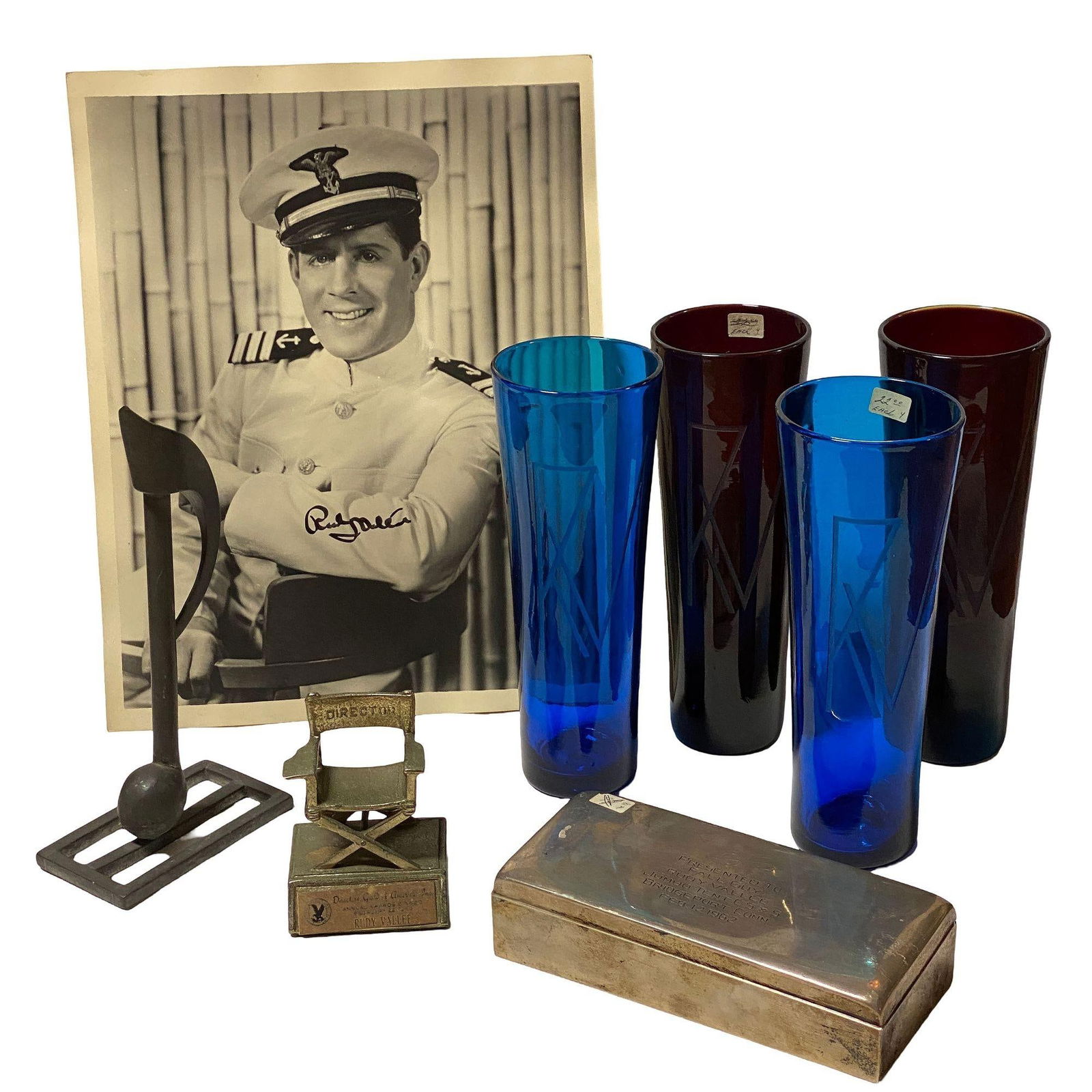 Rudy Vallee Actors / Musician Hollywood Personal Effects, Photos & Awards - 8