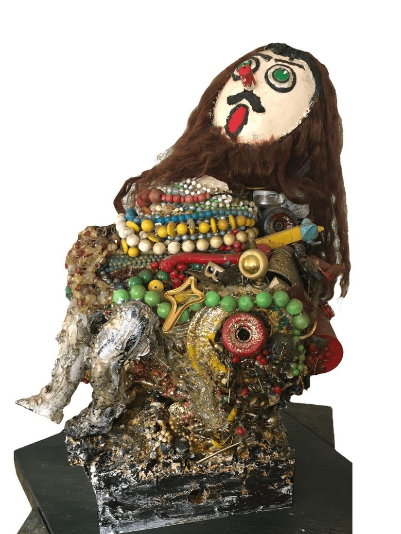 Vintage "Jesus Christ Super Junk" Sculpture by Artist Pasqual Bettio of L.A. - 11