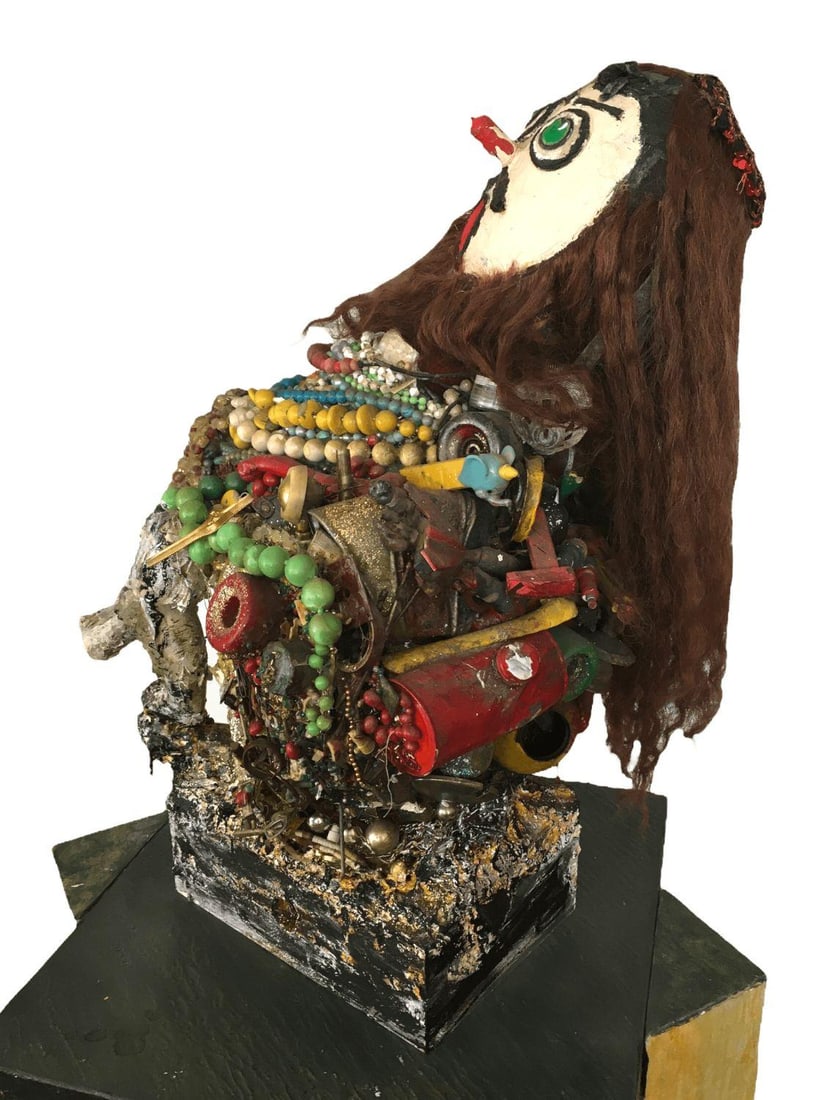 Vintage "Jesus Christ Super Junk" Sculpture by Artist Pasqual Bettio of L.A. - 12