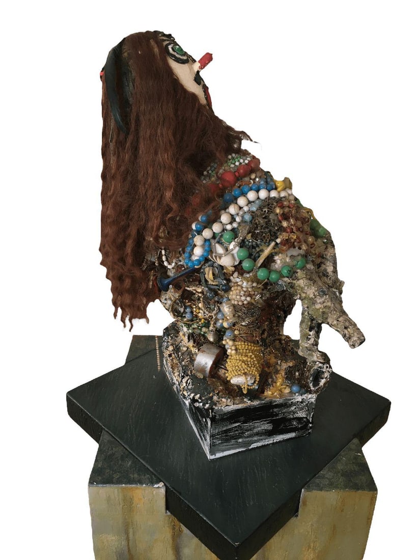 Vintage "Jesus Christ Super Junk" Sculpture by Artist Pasqual Bettio of L.A. - 14