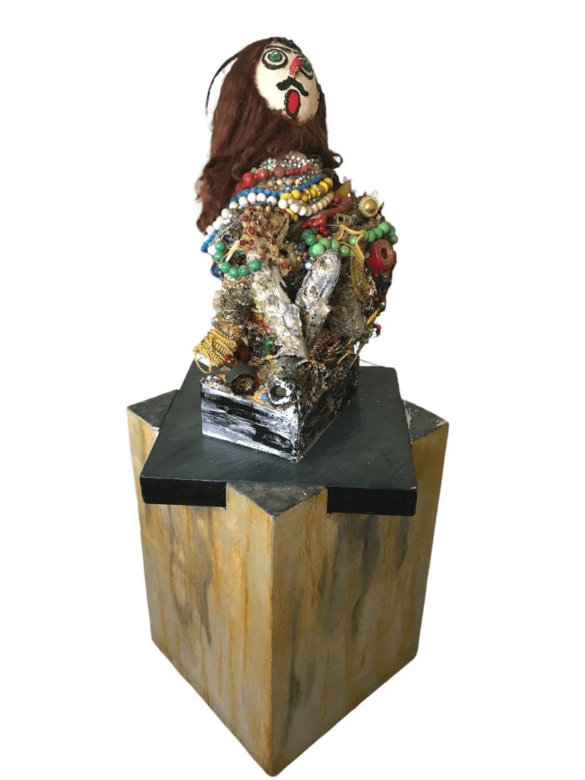 Vintage "Jesus Christ Super Junk" Sculpture by Artist Pasqual Bettio of L.A. - 8