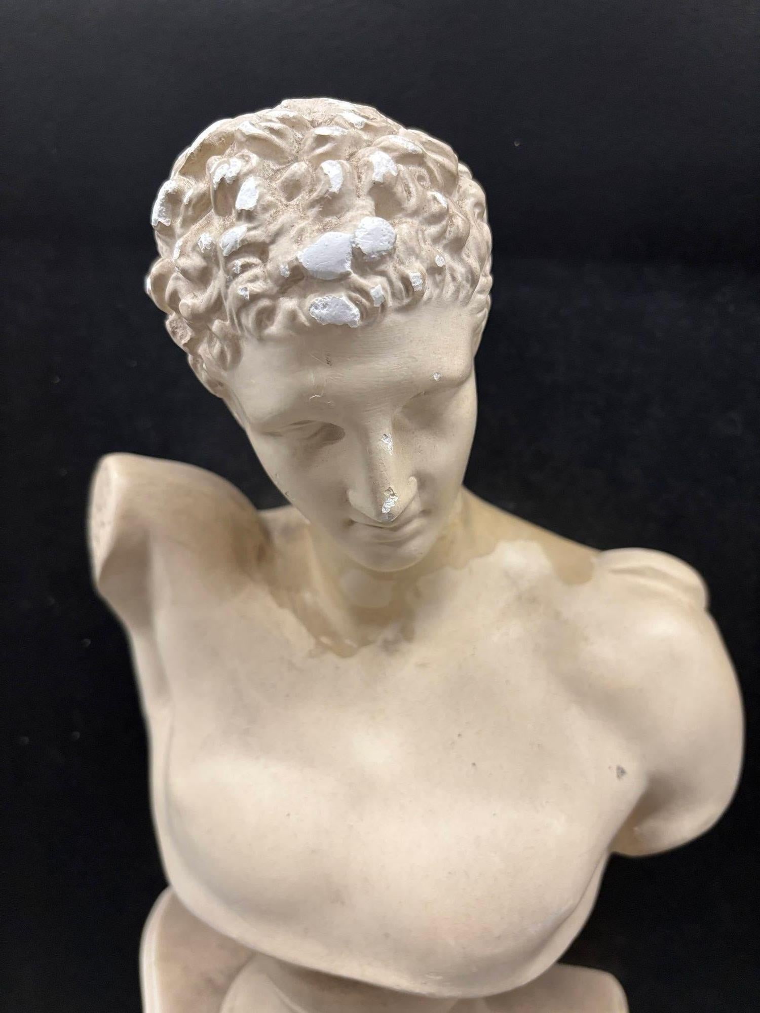 Framed Bust Sculpture 3D Framed Classical Style Art Male and Female Figure- Pair - 9