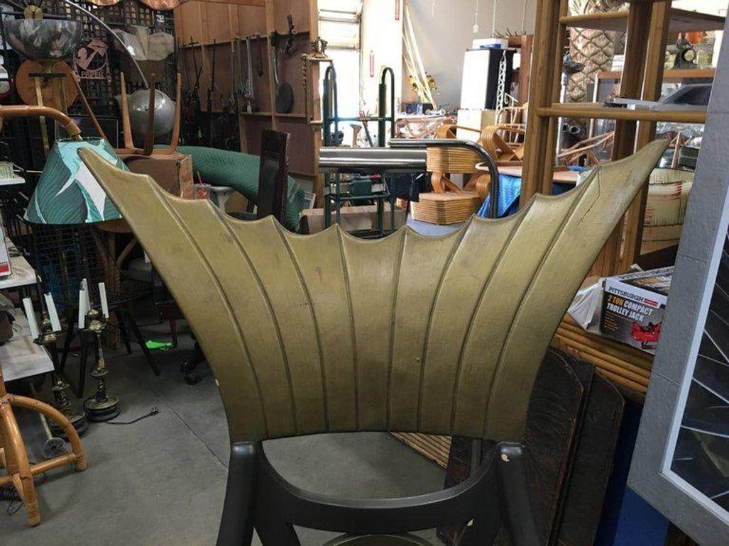 1934 Cleopatra Prop Egyptian Throne Chair Used by Claudette Colbert - 10