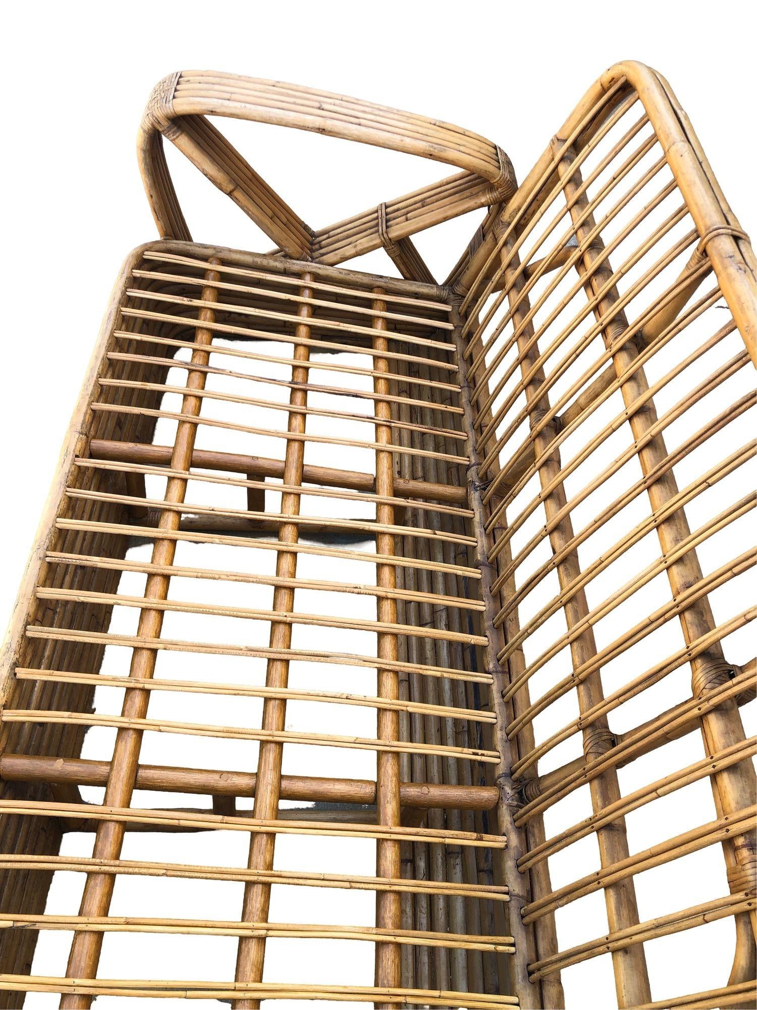 Paul T. Frankl 5-Strand Square Pretzel Square-Back 3-Seat Sofa (unrestored) - 6