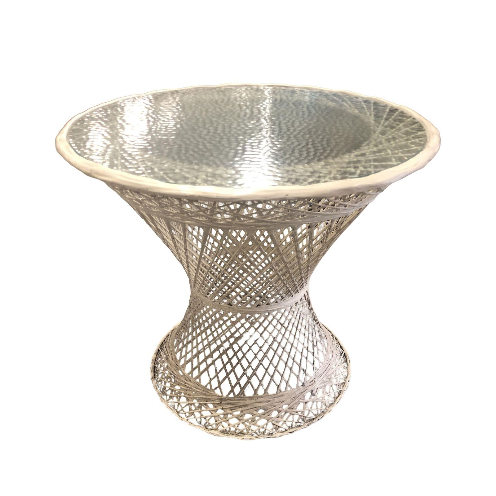 Mid Century 1970s Russel Woodard Fiberglass Table and Chairs Patio Dining Set - 16