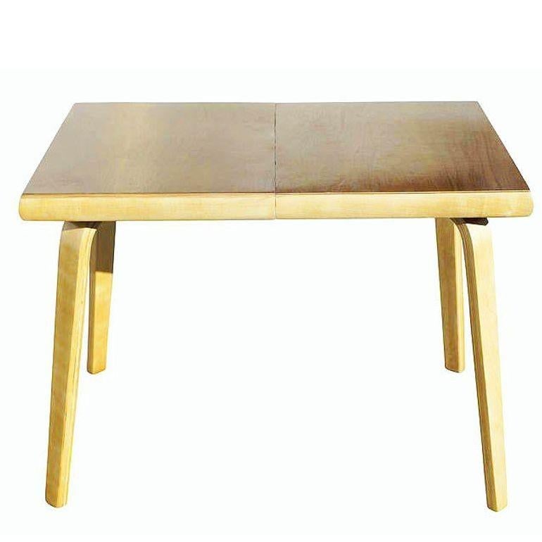 Mid-century Bent Plywood Dining Table w/ Birch Top by Thaden-Jordan Furniture - 19