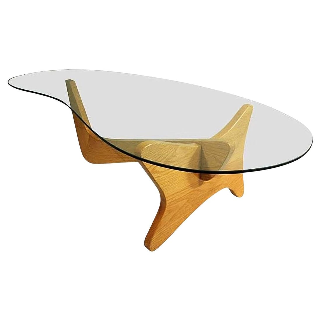 Mid-Century Noguchi Style Biomorphic "Airplane" Coffee Table - 14