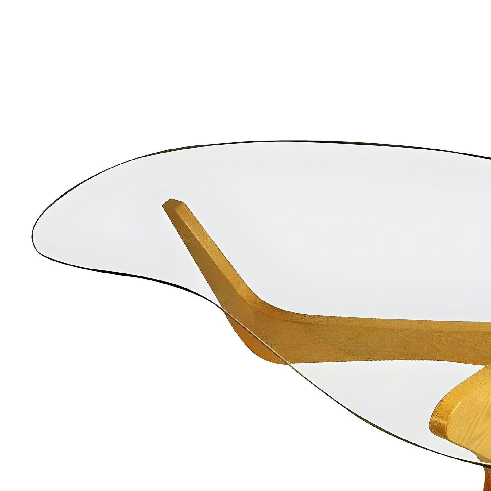 Mid-Century Noguchi Style Biomorphic "Airplane" Coffee Table - 17