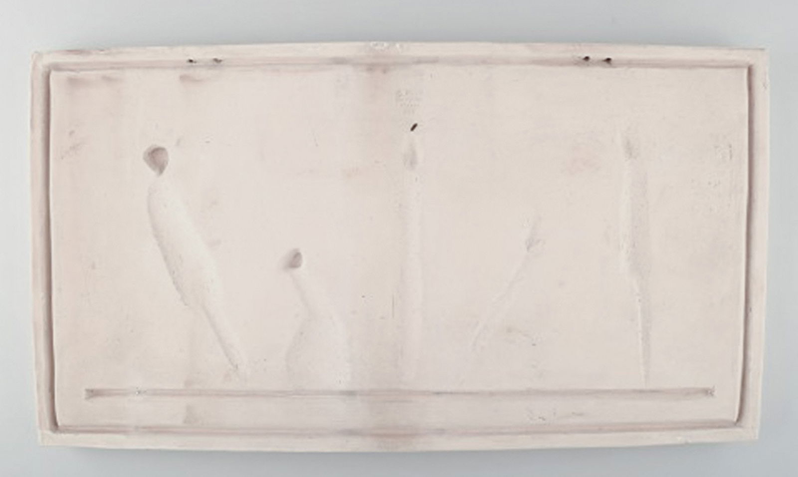 Ipsen's, Denmark. Large terracotta wall plaque with motif after Thorvaldsen. 1890's. - 7