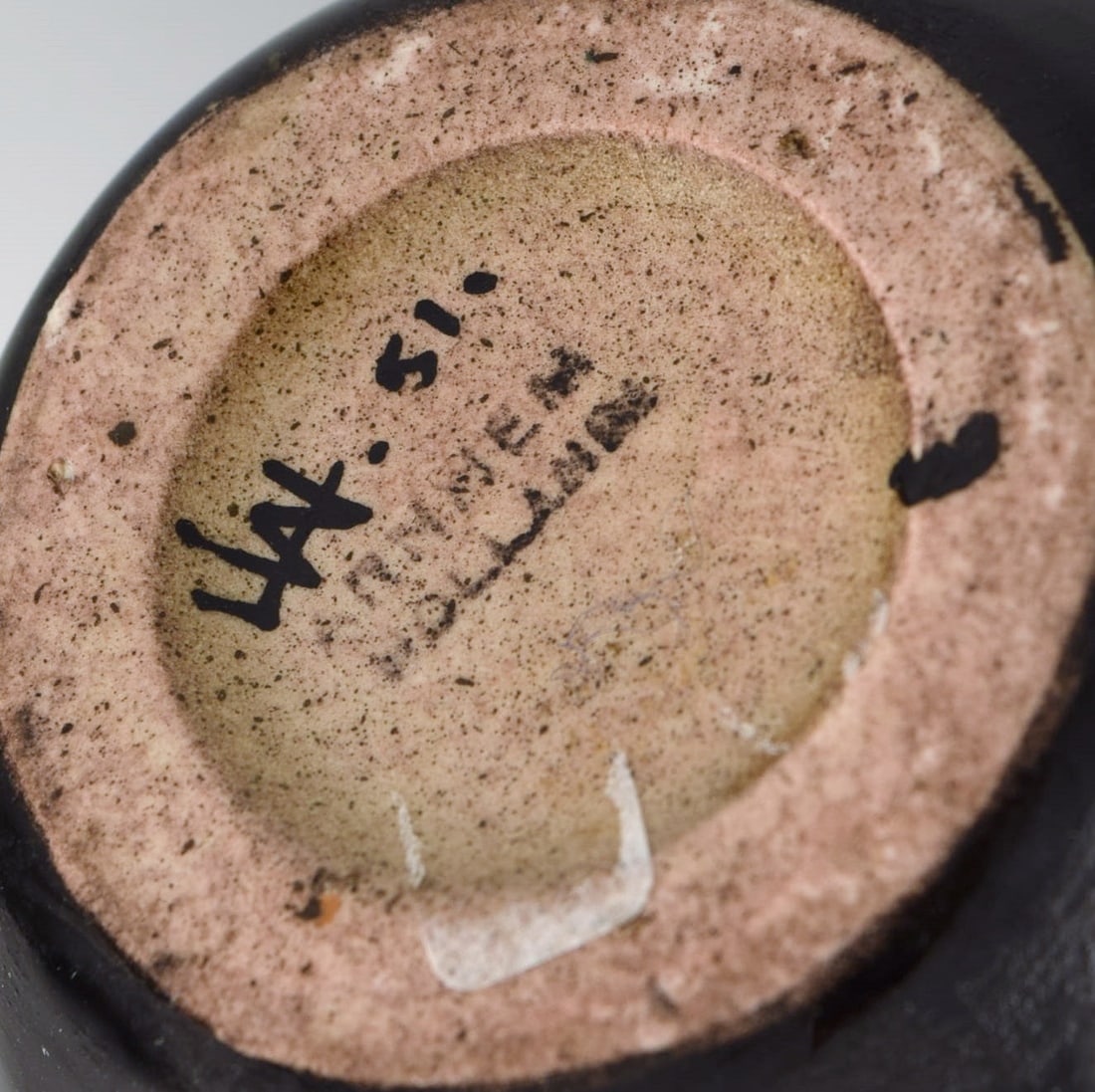 Arnhem, Holland. Antique art nouveau vase in glazed ceramics with hand-painted flowers and foliage. - 6