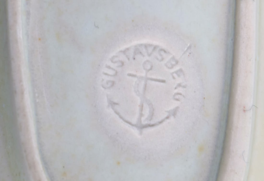 Stig Lindberg (1916-1982) for Gustavsberg. Rare Endive dish in glazed ceramics. Beautiful eggshell - 7