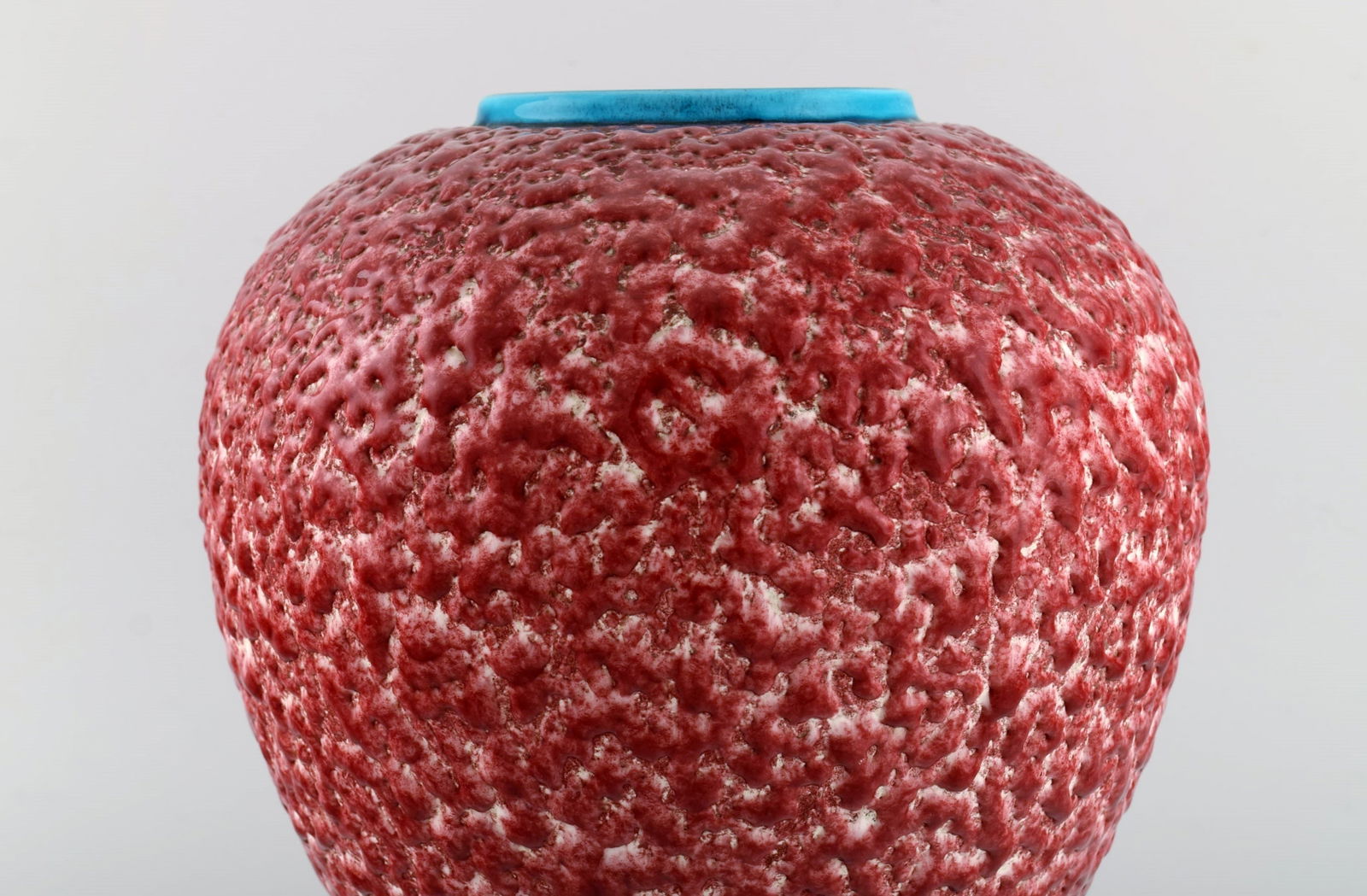 Paul Milet (1870-1930) for Sevres, France. Large art deco vase in glazed ceramics. Fantastic glaze - 4