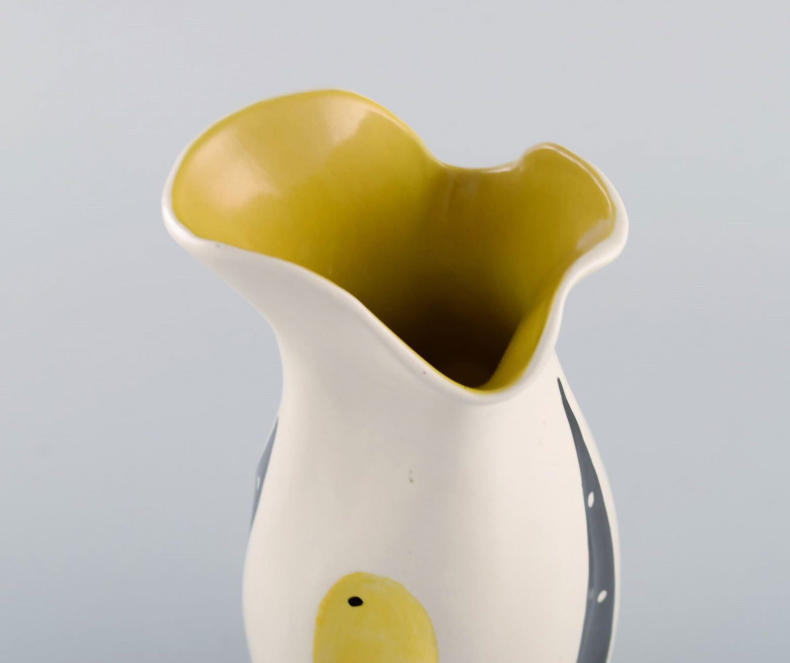 Burleigh Ware, England. Vase in glazed ceramics. Modernist design, mid 20th century. - 4