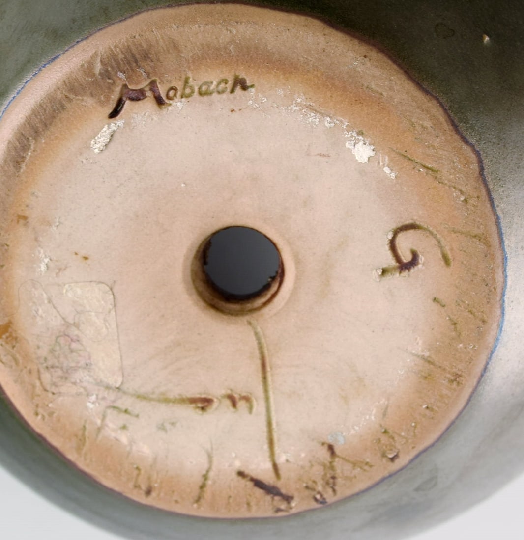 Mobach, Holland. Two large modernist unique lidded jars in glazed ceramics. 1980s. - 8