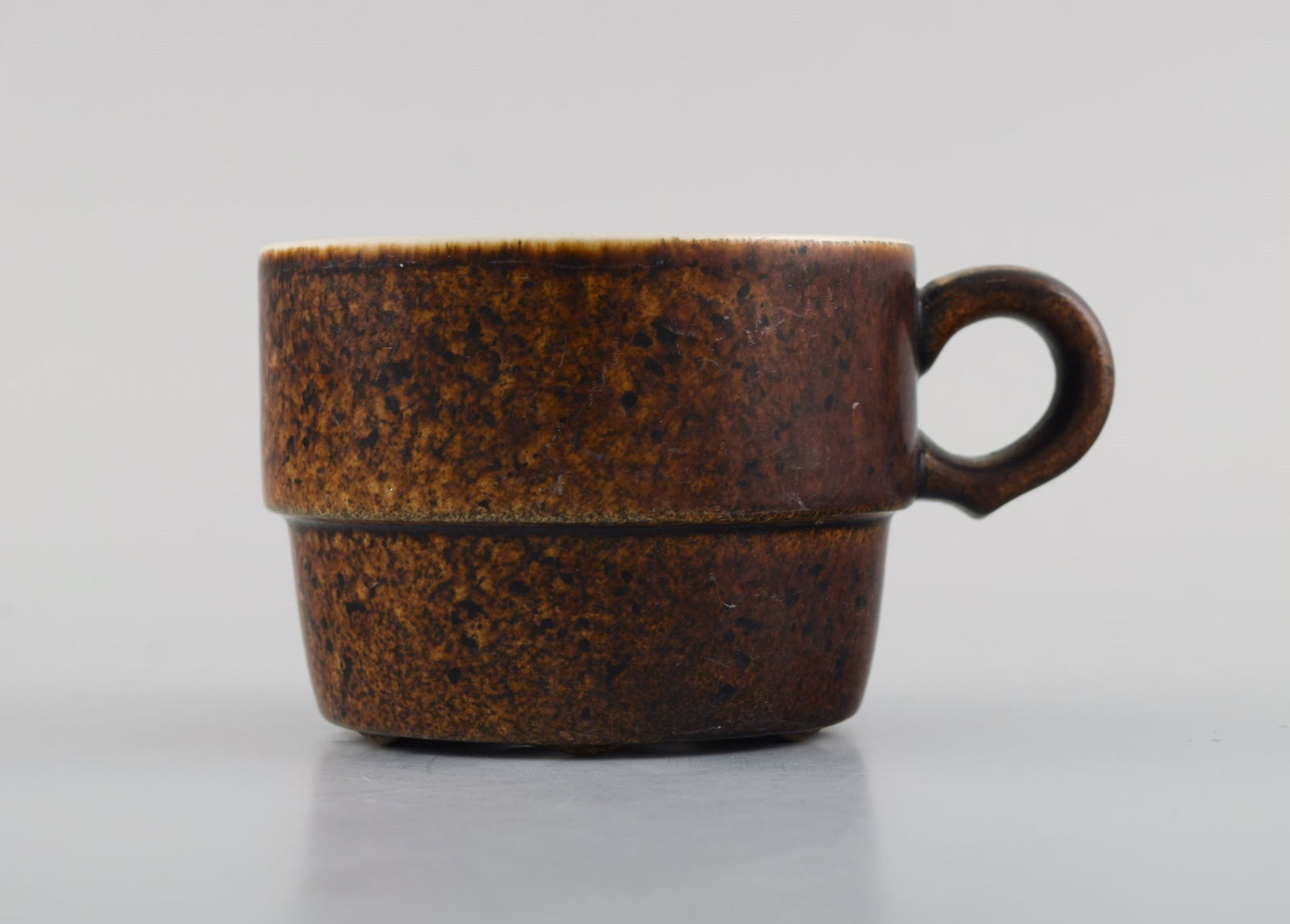 Stig Lindberg for Gustavsberg. Coq Tea service for six people. Rustic design, 1960s. - 5