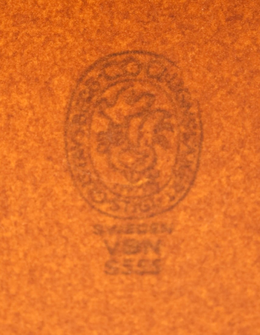 Stig Lindberg for Gustavsberg. Twelve Coq plates. Beautiful glaze in brown shades. 1960s. - 4