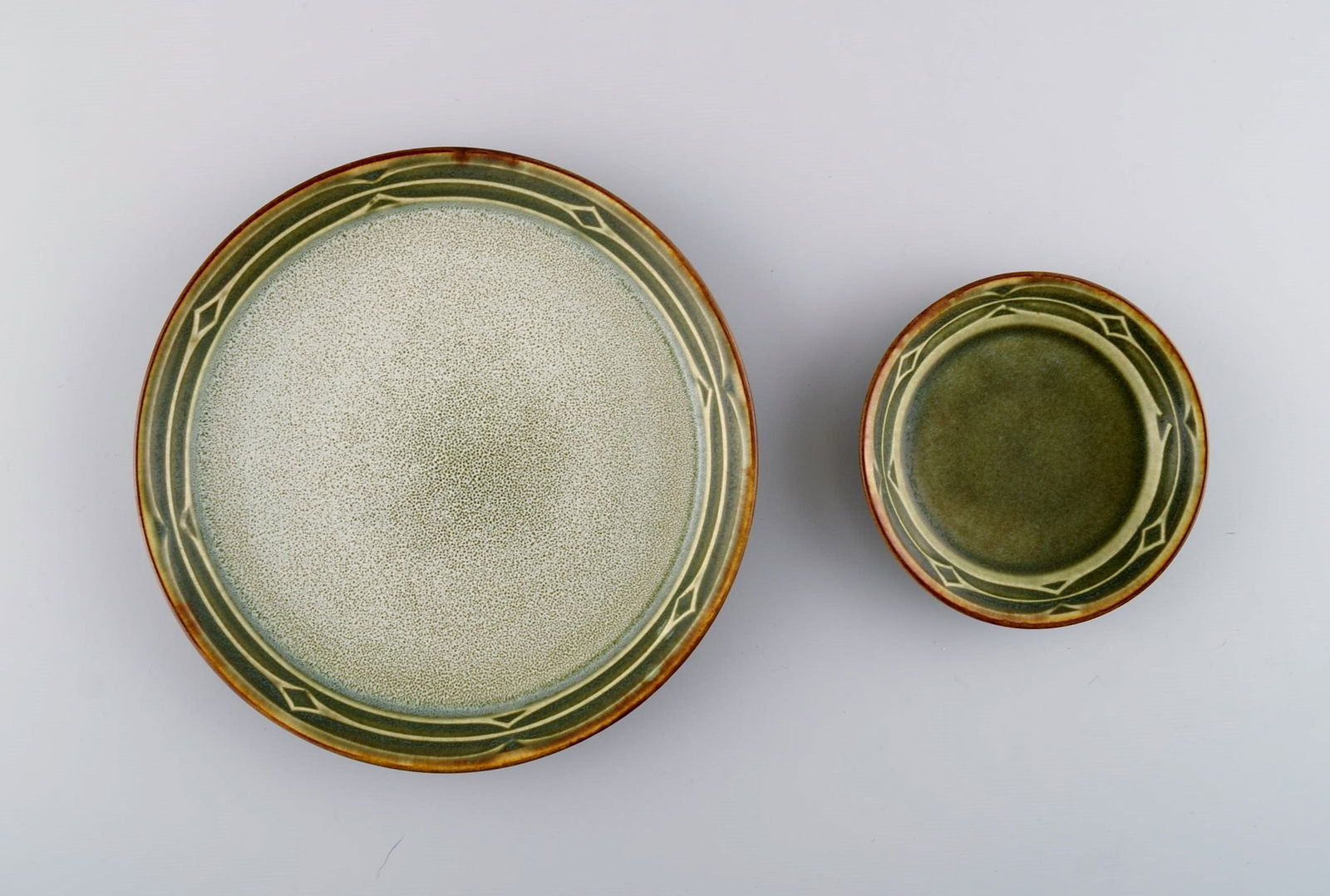 Jens H. Quistgaard (1919-2008) for Bing & Grøndahl. 10 parts Rune coffee service in glazed - 5