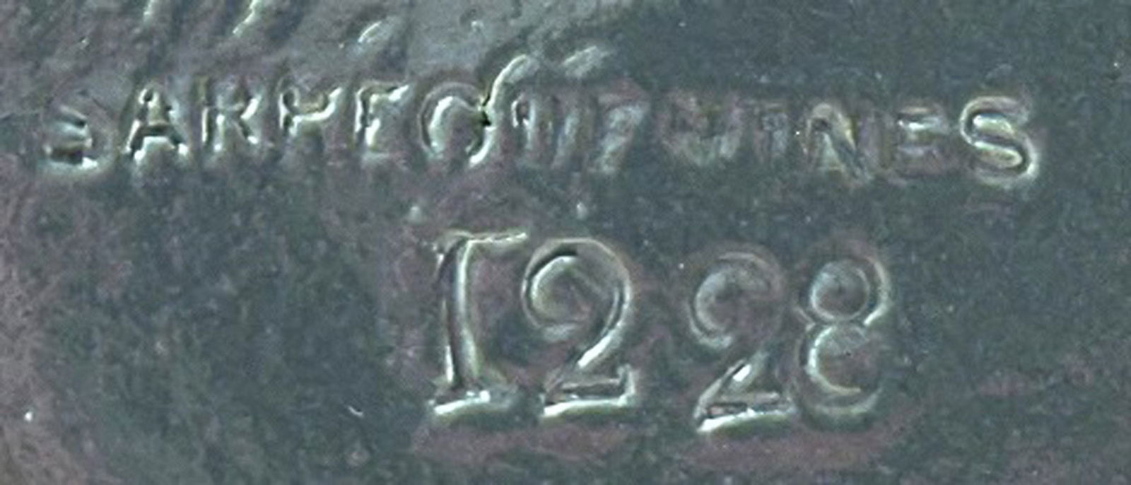 French, Sarreguemines Art Nouveau pitcher in ceramics, app. 1910. - 5