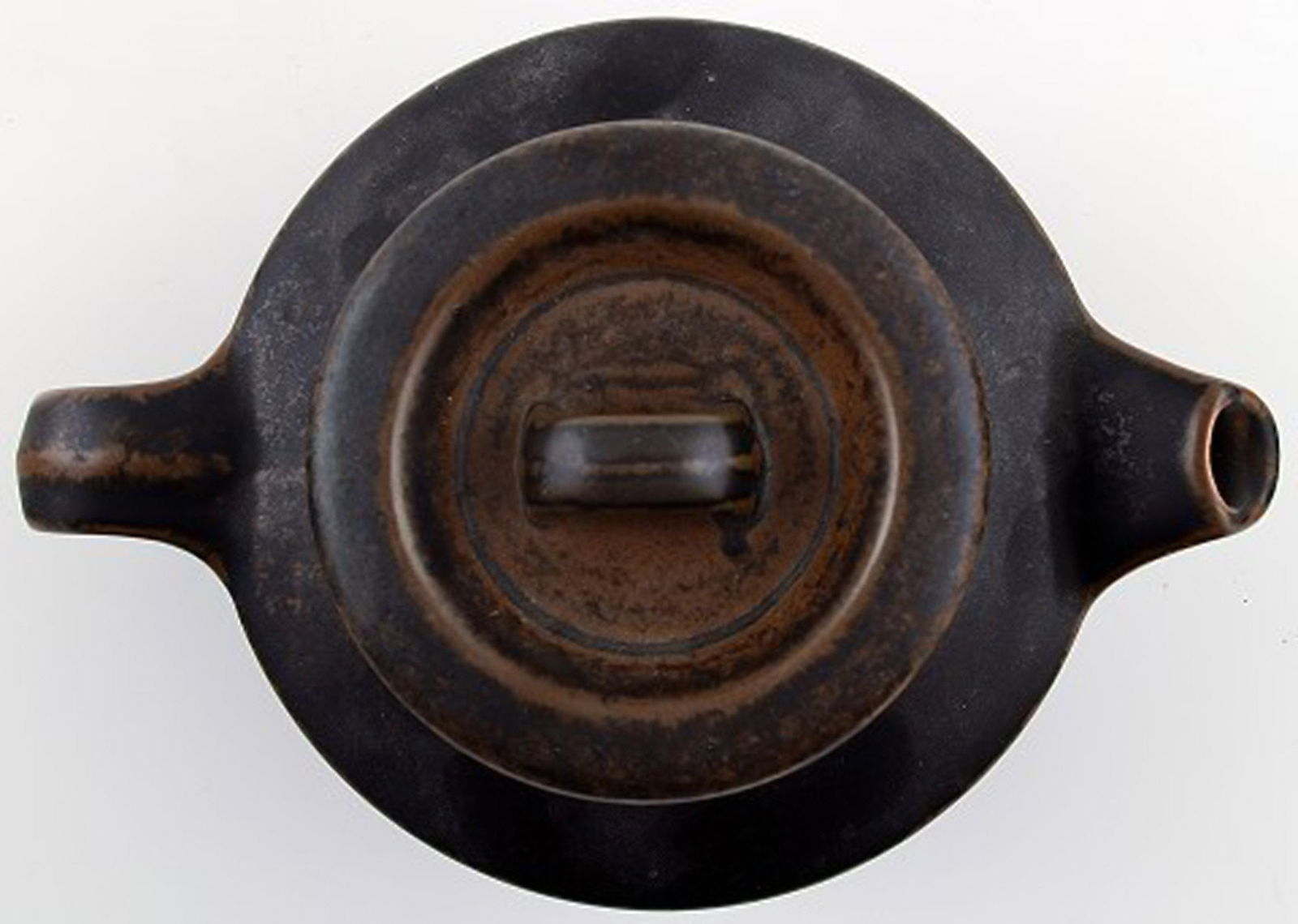 Complete 10 p. Arabia Ruska stoneware tea service. - 4