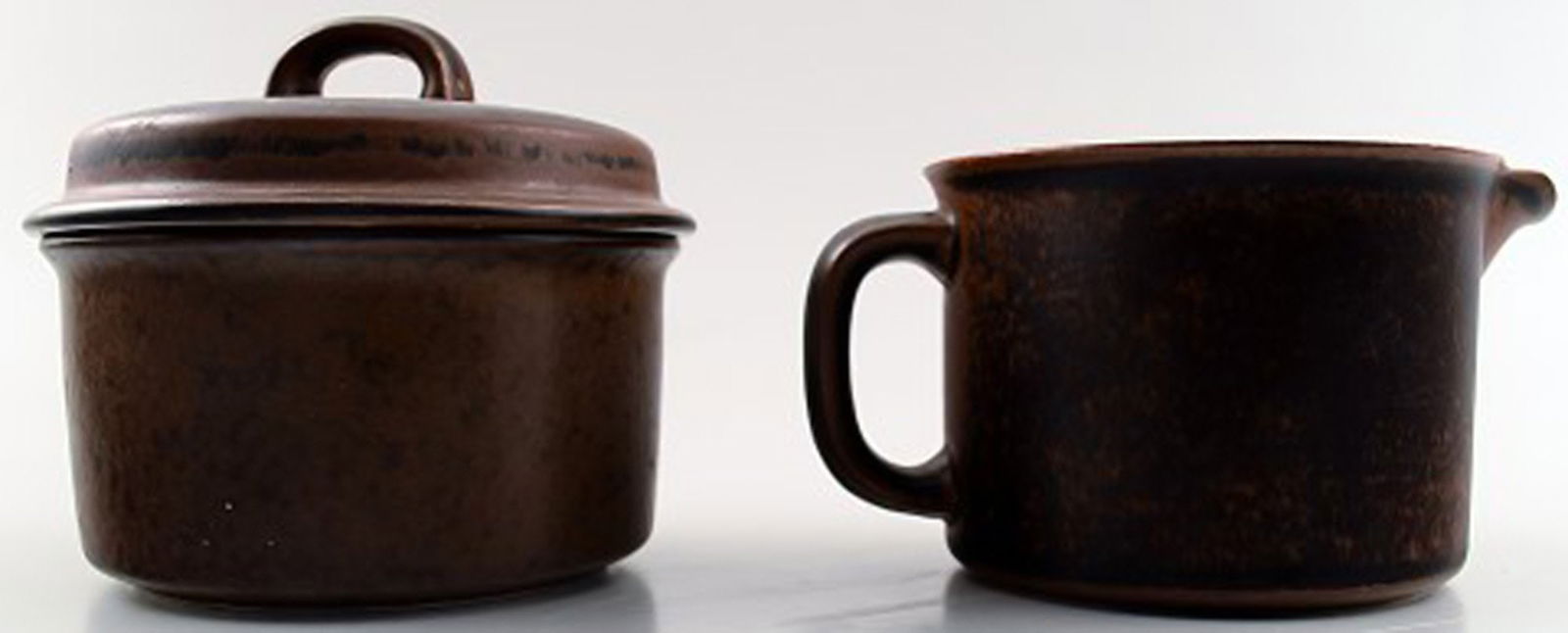 Complete 10 p. Arabia Ruska stoneware tea service. - 5