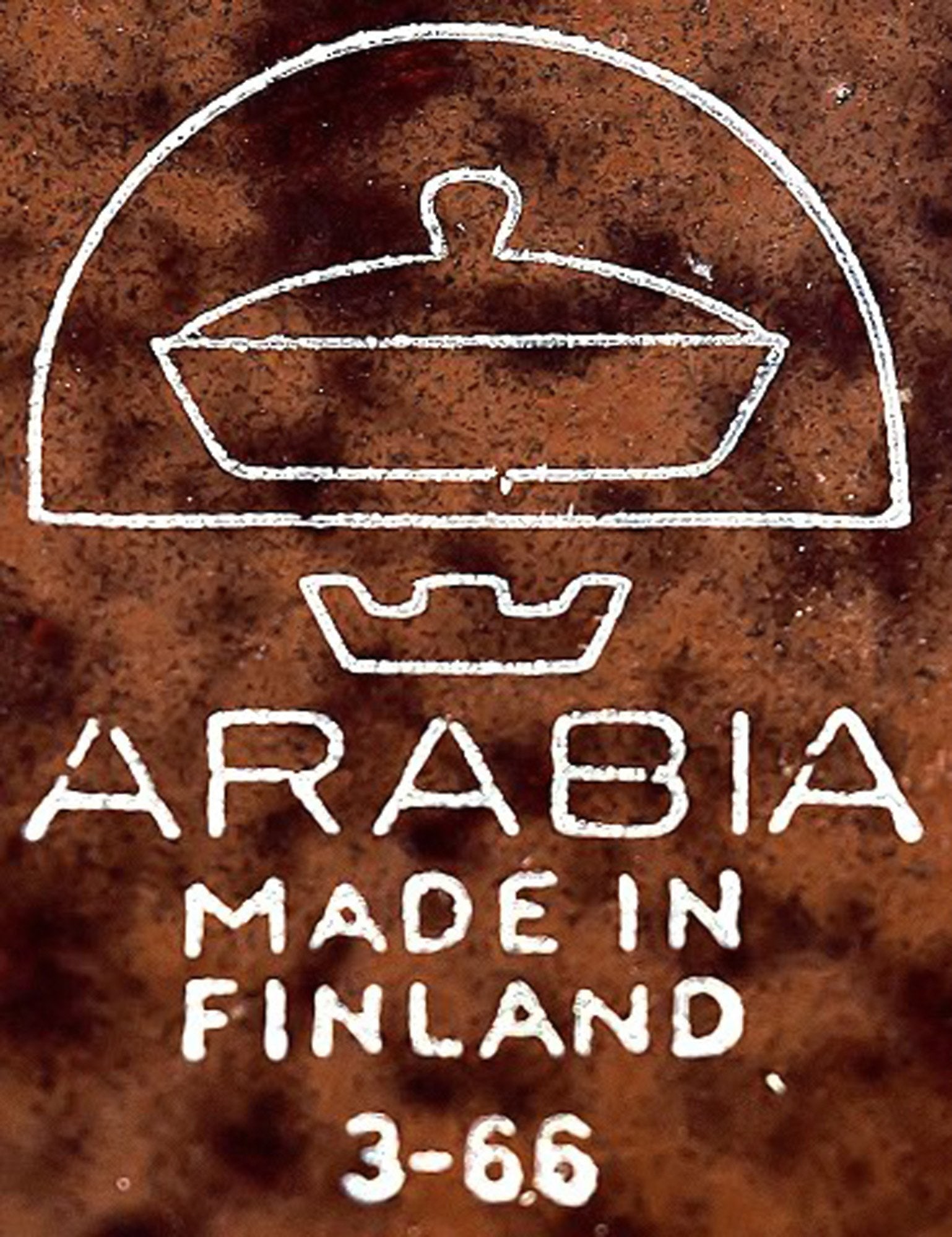 Complete 10 p. Arabia Ruska stoneware tea service. - 8