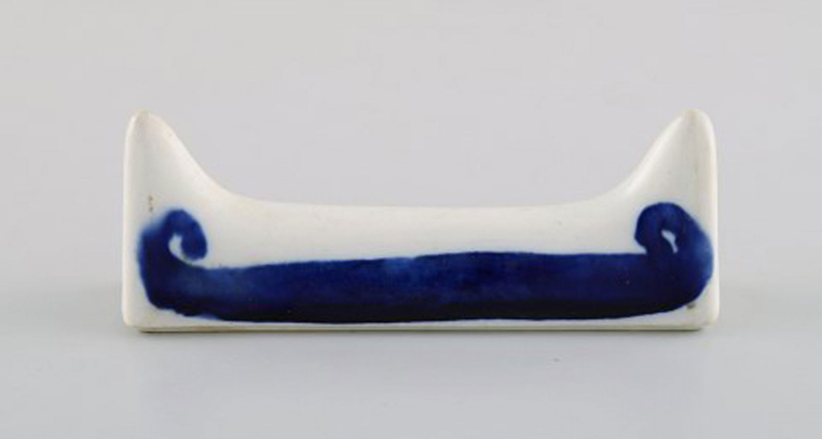 Gunvor Olin Gronqvist for Arabia. Two rare knife rests in glazed ceramics. 1960 / 70's. - 3