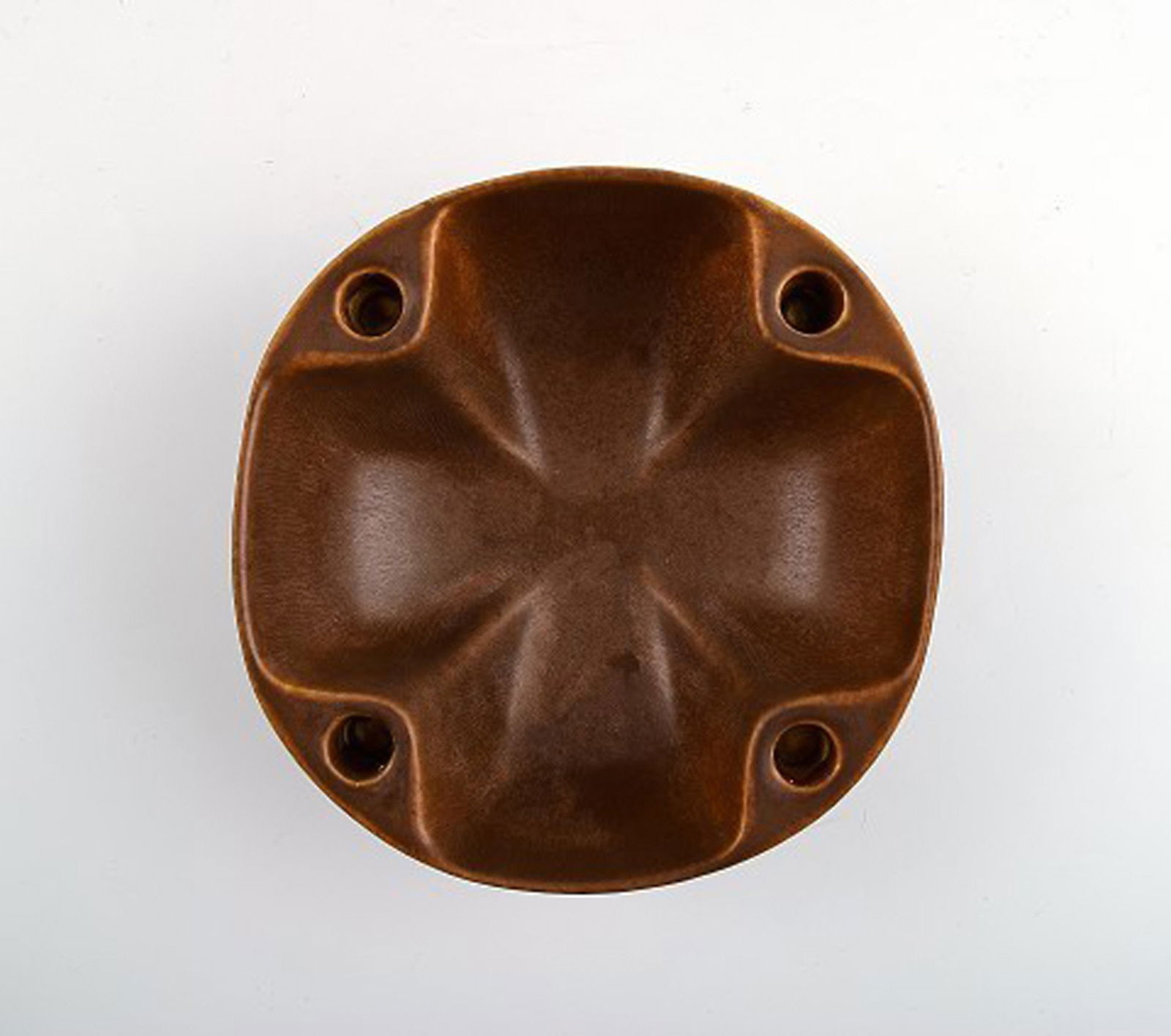 Berndt Friberg for Gustavsberg ceramic bowl for 4 candlelights. - 2