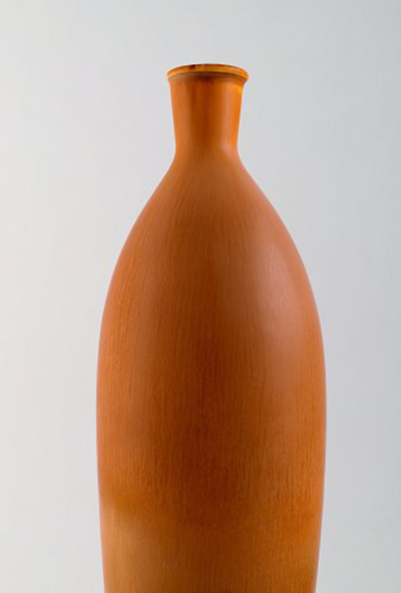 Large Berndt Friberg Studio art pottery vase. Modern Swedish, mid 20 c. Unique, handmade. Amazing - 4