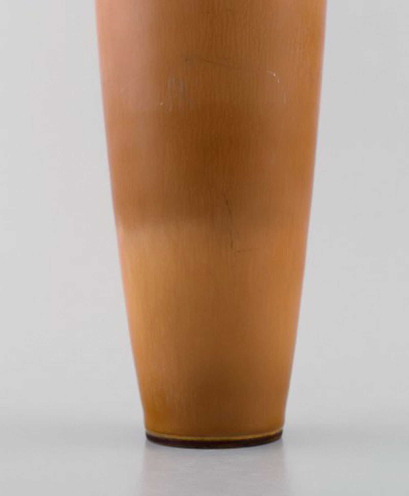 Large Berndt Friberg Studio art pottery vase. Modern Swedish, mid 20 c. Unique, handmade. Amazing - 5